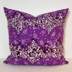 Vintage 1960s Heals Pillow Cover , Purple..